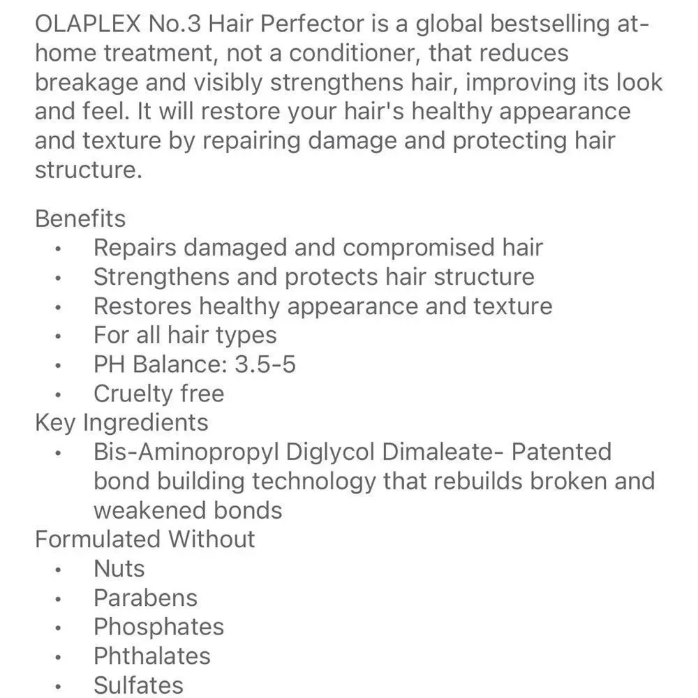 $9❤️‍🔥 OLAPLEX No. 3 Hair Perfector Bond Repair 2PK 👩🏽‍🦱 No.3 BESTSELLER No - Picture 5 of 5
